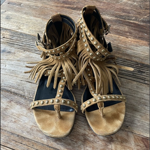 Saint Laurent Fringe Gladiator - Picture 4 of 9